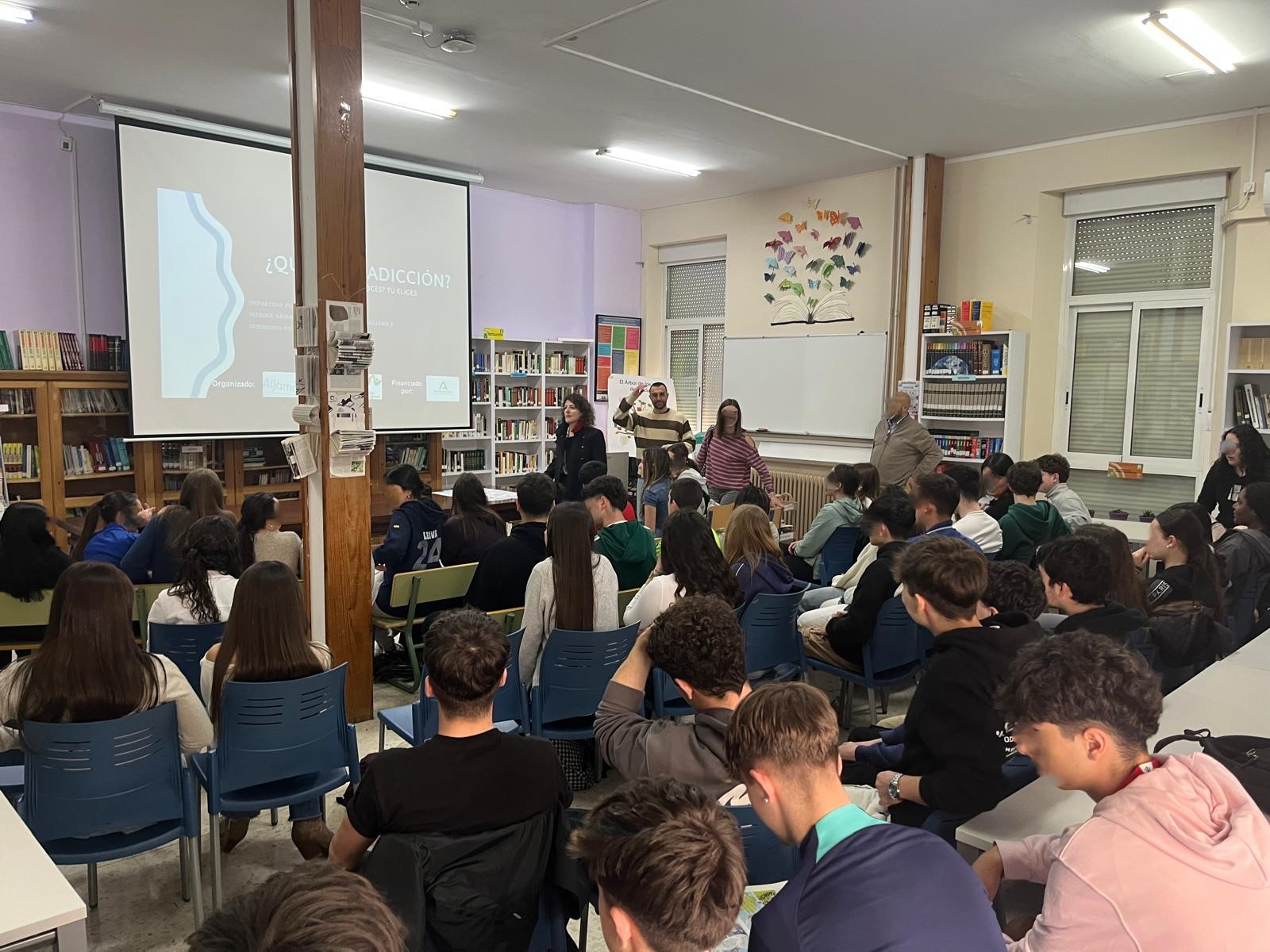 Charlas sobre prevención de adicciones en el IES Juan Bosco de Jaén